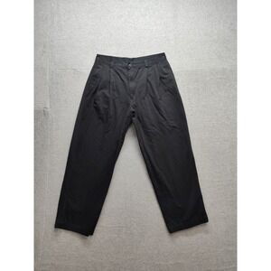 Pace Superior Quality Khakis Men Pant 36/30 Black‎ Pleated 100% Cotton Outdoor